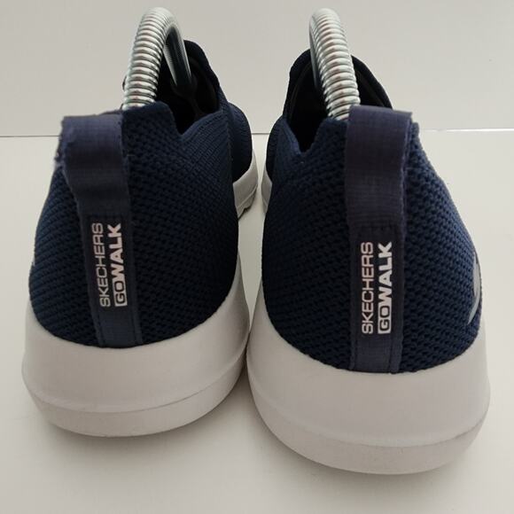 Skechers Air Cooled GO WALK Joy Vela blue‎ slip on comfort shoes womens size 10 - Picture 6 of 10